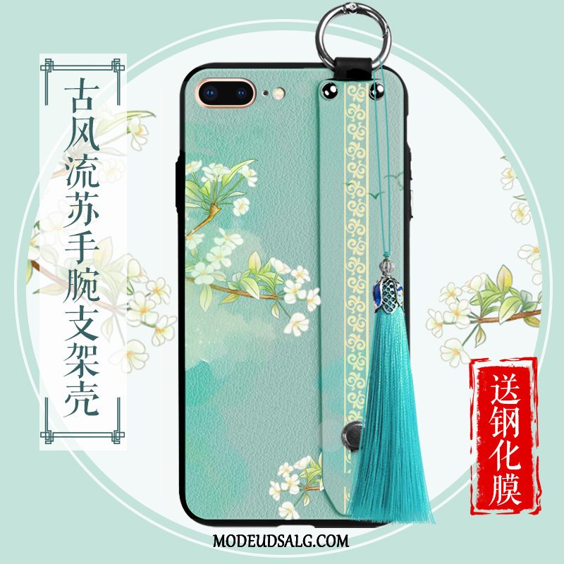 iPhone 8 Plus Etui Support Ny Kunst Relief Anti-fald