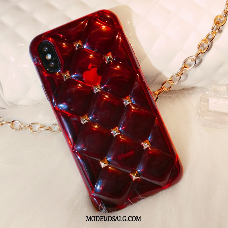 iPhone X Etui Blød Ring Trend Net Red Kreativ