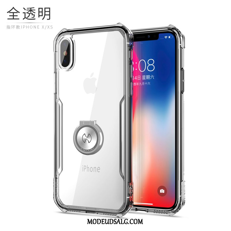 iPhone X Etui / Cover High End Gennemsigtig Anti-fald Ny Tynd