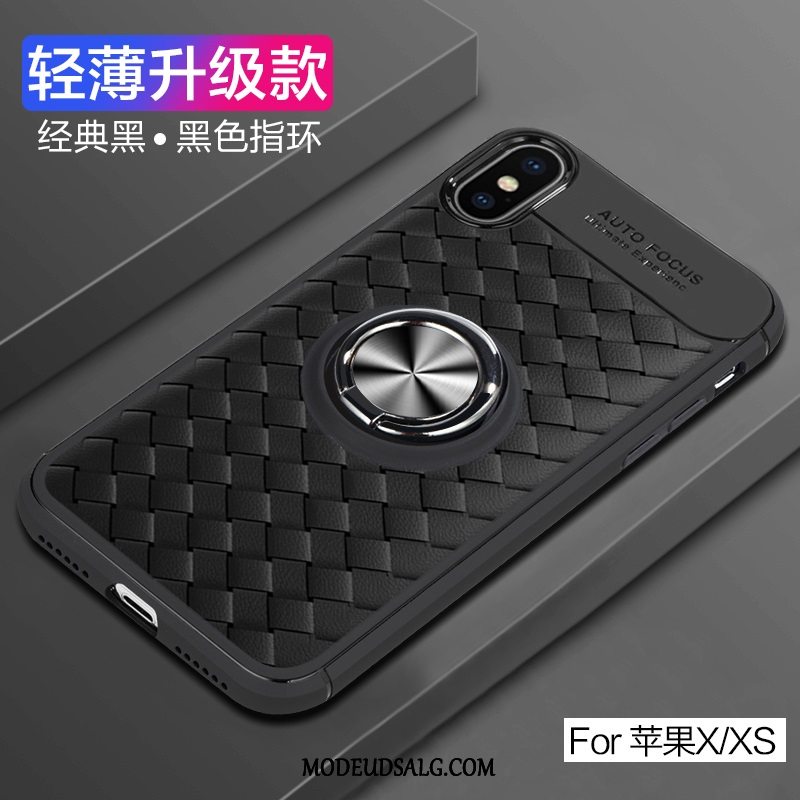 iPhone X Etui / Cover Kreativ Anti-fald Silikone Læder