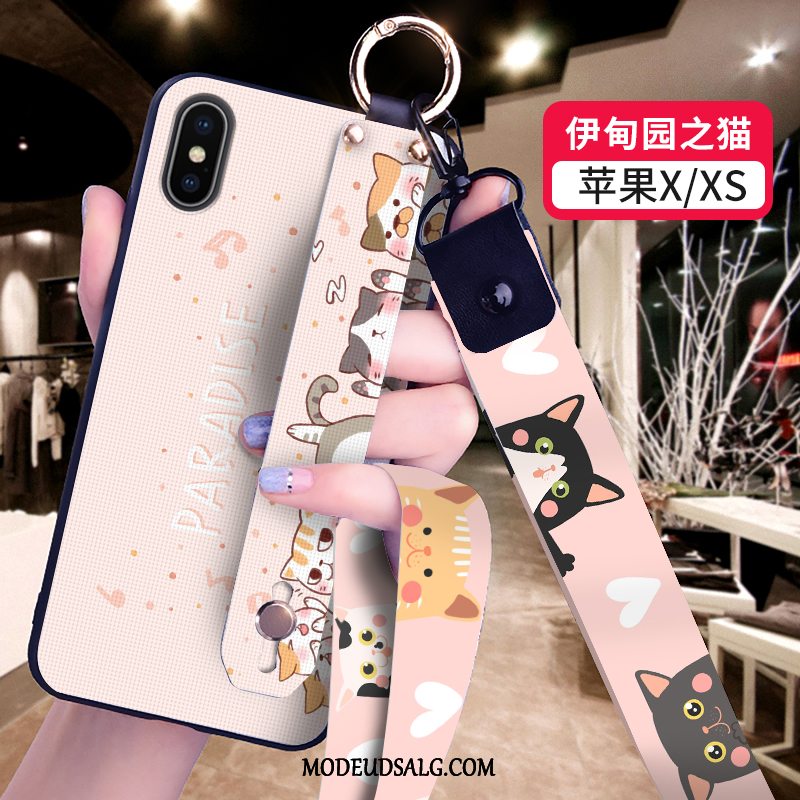 iPhone X Etui Silikone Blå Cover Trend Tynd