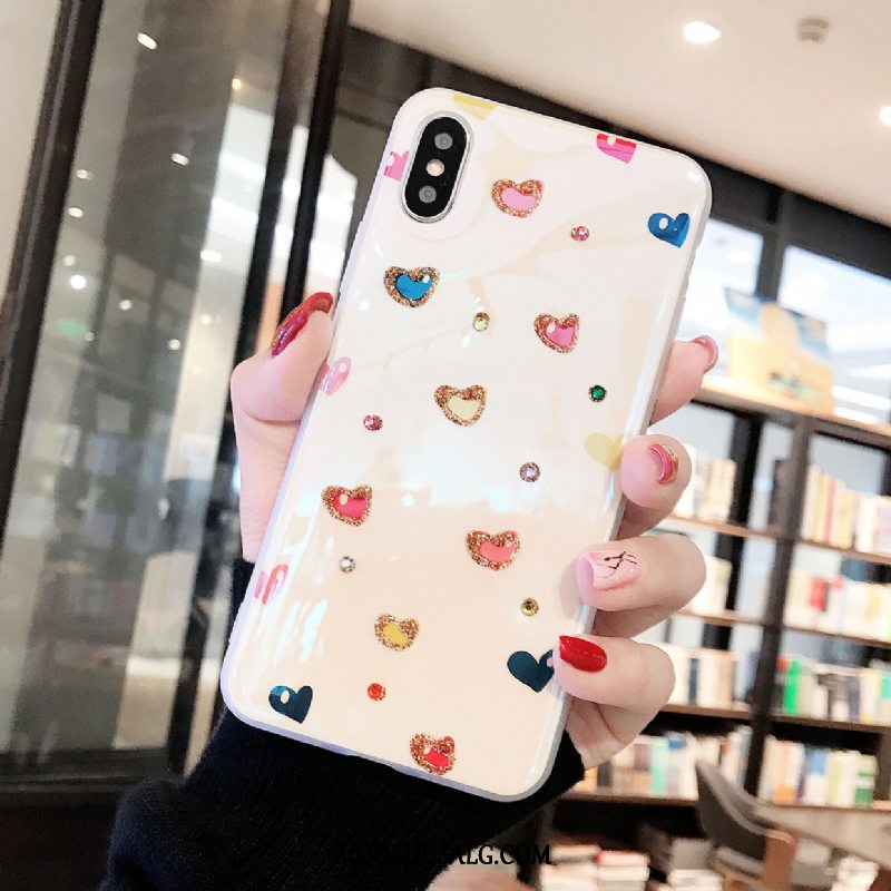 iPhone X Etui Trendy Hvid Cover Anti-fald Silikone