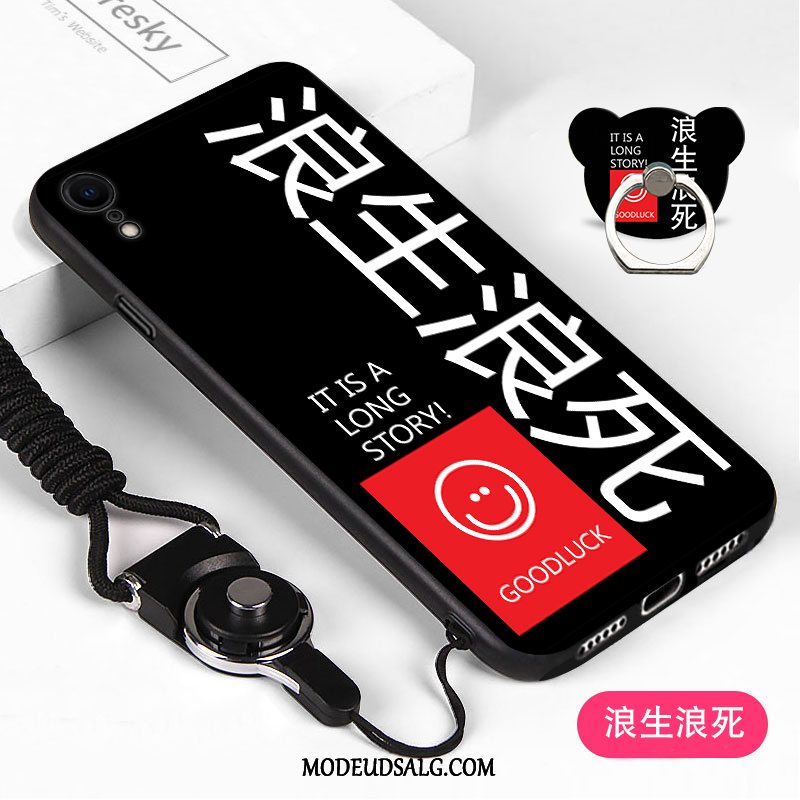 iPhone Xr Etui Anti-fald Silikone Af Personlighed Elskeren Cartoon