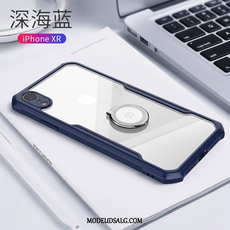 iPhone Xr Etui Anti-fald Trendy Cover Nubuck Kreativ