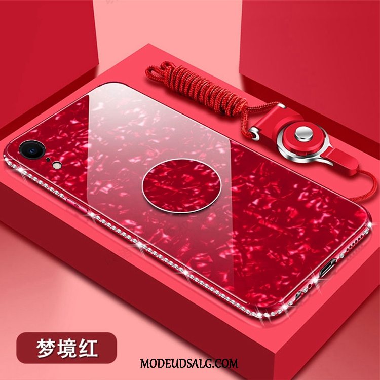 iPhone Xr Etui Cover Net Red Beskyttelse Hvid Trend