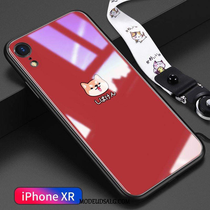 iPhone Xr Etui Grøn Af Personlighed Cover Hængende Ornamenter Glas