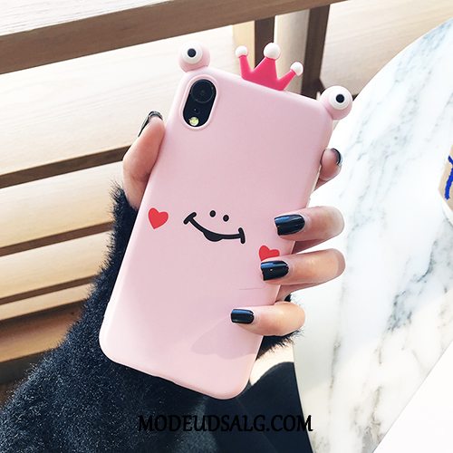 iPhone Xr Etui Silikone Springpadder Cartoon Beskyttelse Tredimensionale