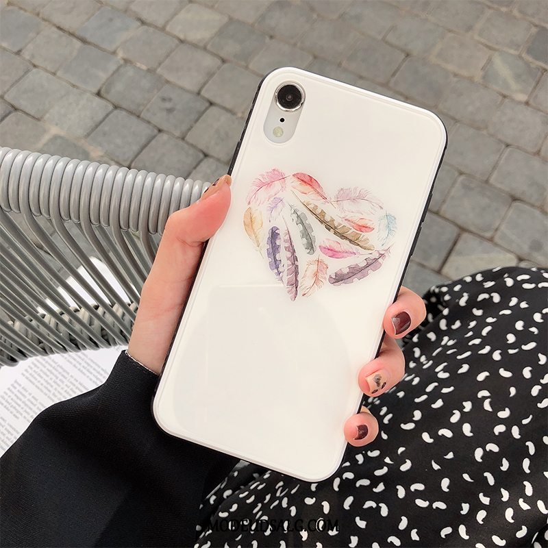 iPhone Xr Etui Trendy Elskeren Anti-fald Fjer Blød