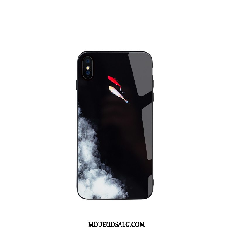 iPhone Xs Etui / Cover Alt Inklusive Blå Simple Kreativ Elskeren