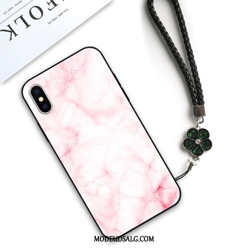 iPhone Xs Etui / Cover Elskeren Alt Inklusive Blød Glas Af Personlighed