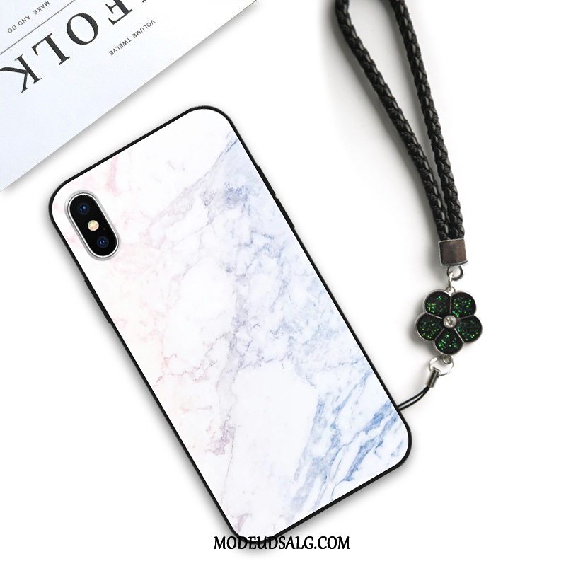 iPhone Xs Etui / Cover Elskeren Alt Inklusive Blød Glas Af Personlighed