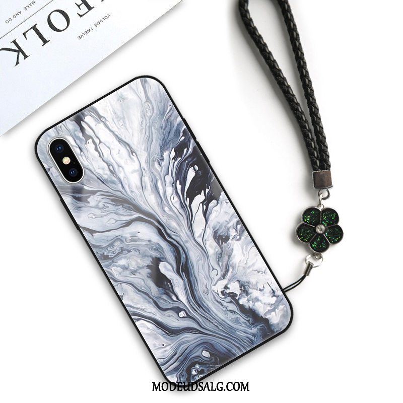 iPhone Xs Etui / Cover Elskeren Alt Inklusive Blød Glas Af Personlighed