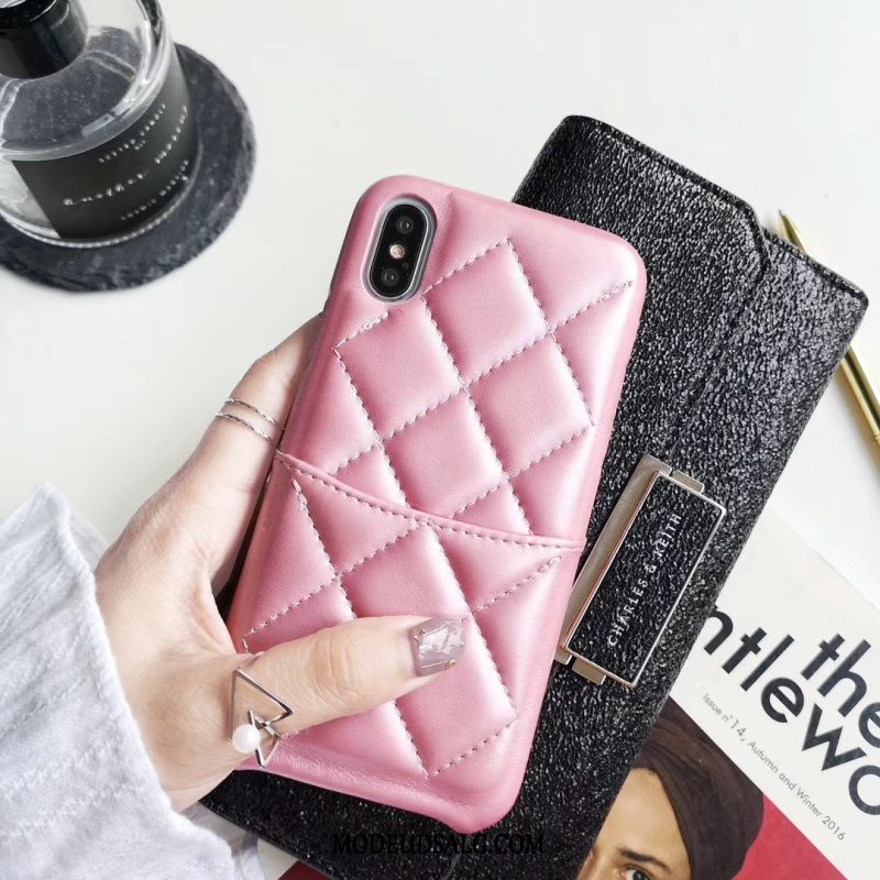 iPhone Xs Etui / Cover Sort Kreativ Af Personlighed Tasker Lille Sektion