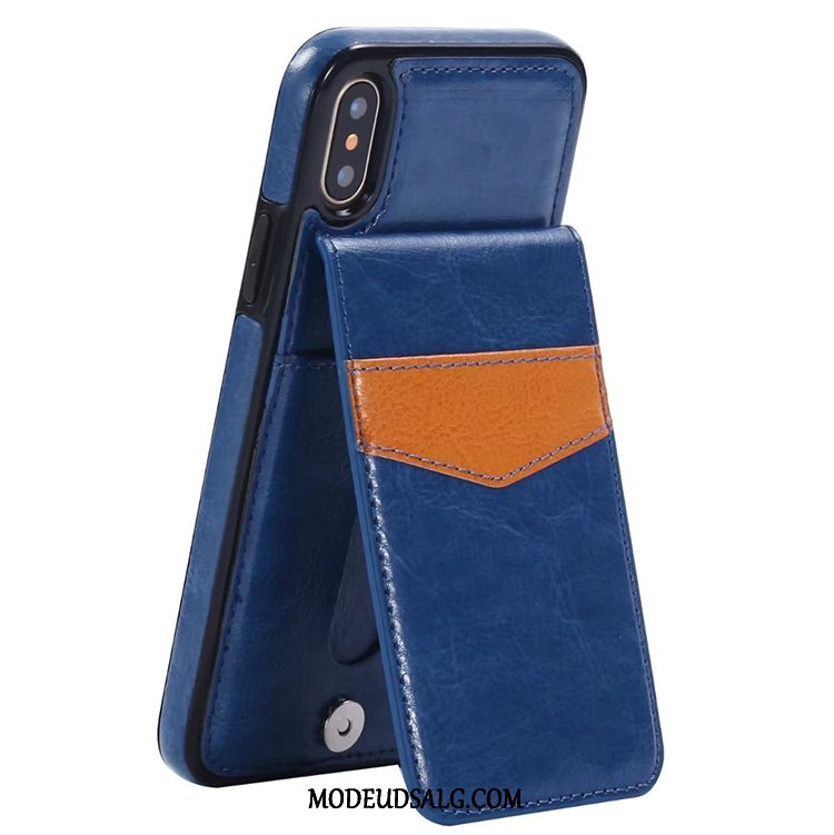 iPhone Xs Etui / Cover Support Beskyttelse Tegnebog Kort