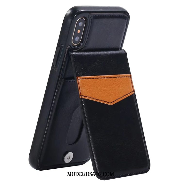 iPhone Xs Etui / Cover Support Beskyttelse Tegnebog Kort