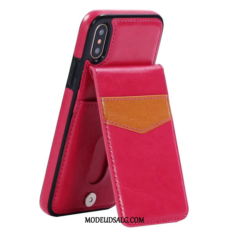 iPhone Xs Etui / Cover Support Beskyttelse Tegnebog Kort