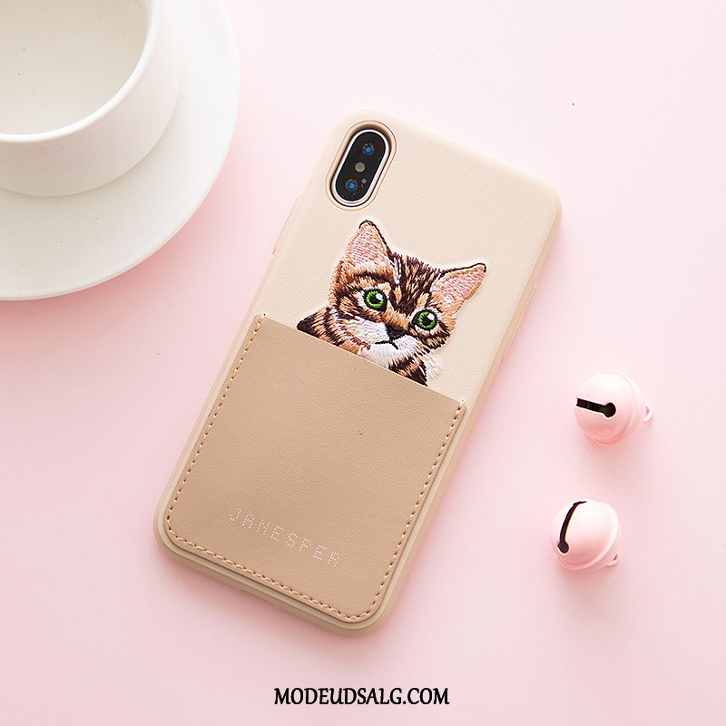 iPhone Xs Etui Smuk Af Personlighed Kreativ Cover Kat