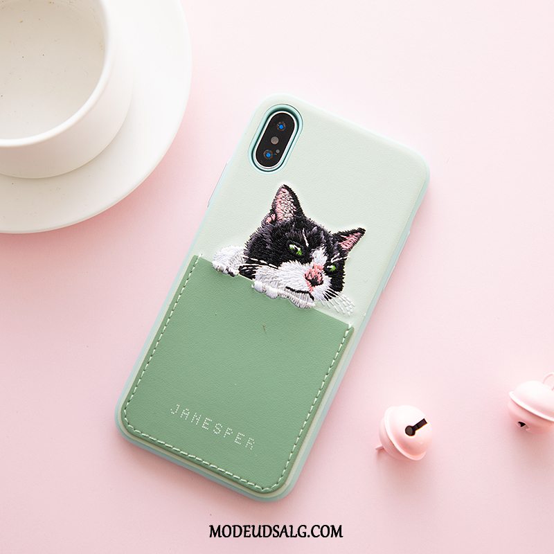 iPhone Xs Etui Smuk Af Personlighed Kreativ Cover Kat