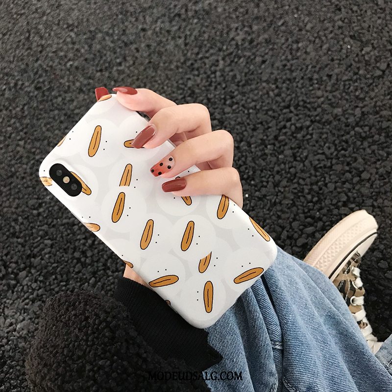 iPhone Xs Max Etui Cartoon Beskyttelse Smuk Hvid Kreativ