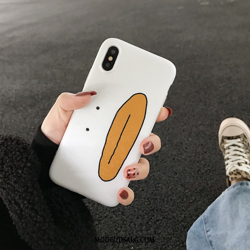 iPhone Xs Max Etui Cartoon Beskyttelse Smuk Hvid Kreativ