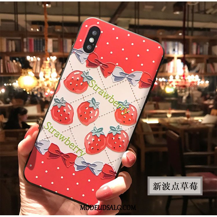 iPhone Xs Max Etui / Cover Frugt Vind Grøn Vandmelon Jordbær