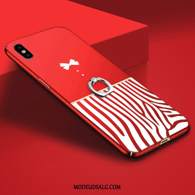 iPhone Xs Max Etui / Cover Rød Trendy Beskyttelse Silikone Alt Inklusive