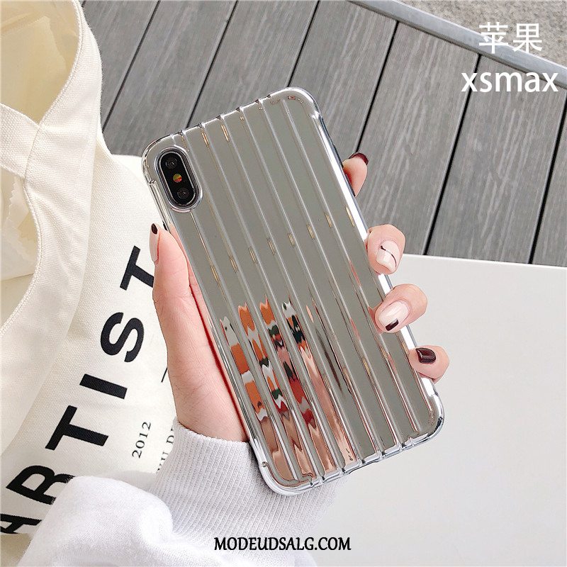 iPhone Xs Max Etui / Cover Stribede Guld Kreativ Tredimensionale Af Personlighed