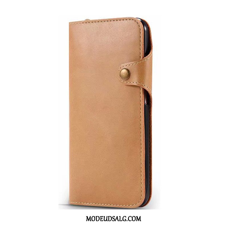 iPhone Xs Max Etui Kreativ Cover Europa Ægte Læder Folio