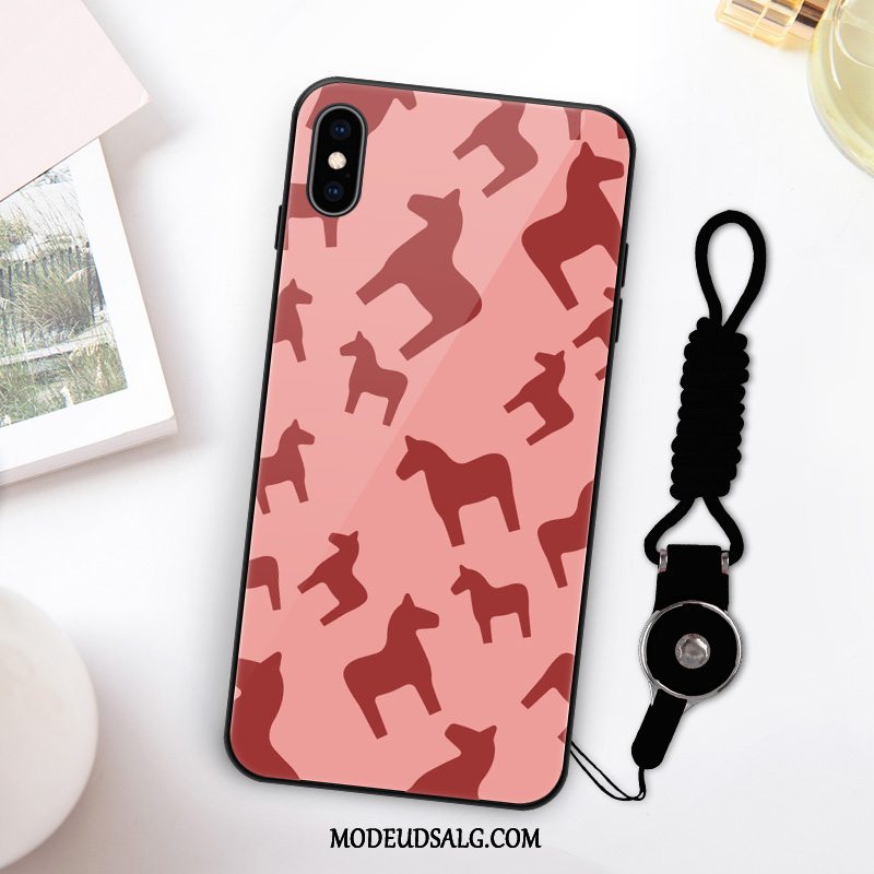 iPhone Xs Max Etui Mode Trendy Rød Stjerne Kreativ