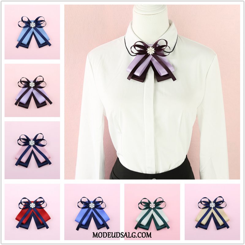 Butterfly Dame Kjole Uniform Tilbehør Collar Blomst Pin