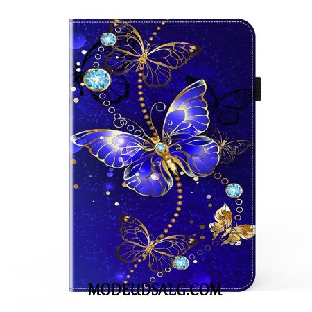 Case Samsung Galaxy Tab S9 Plus Telefon Etui Diamantsommerfugl