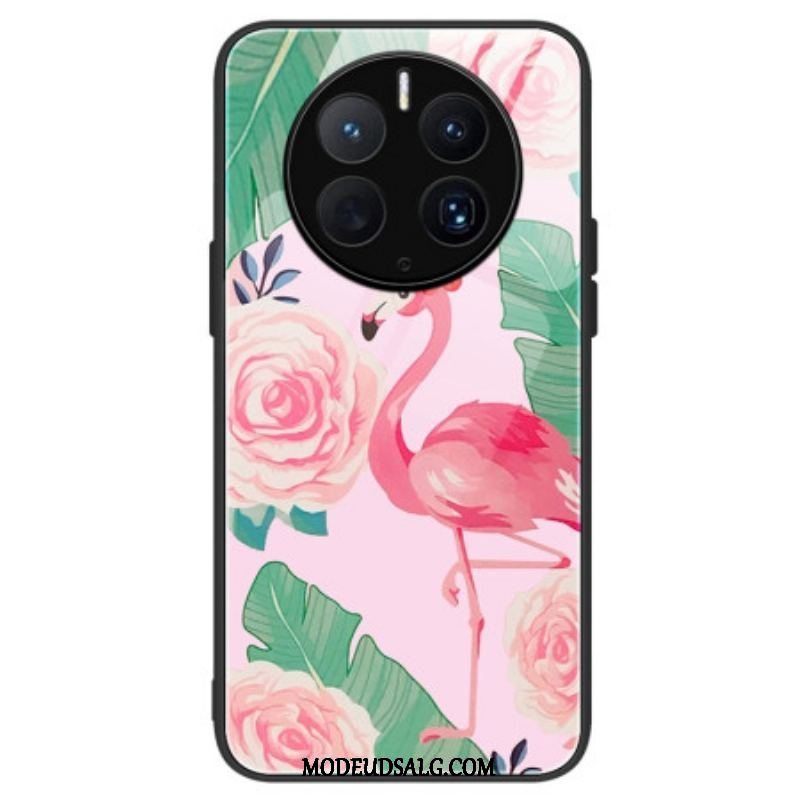 Cover Huawei Mate 50 Pro Flamingo Hærdet Glas