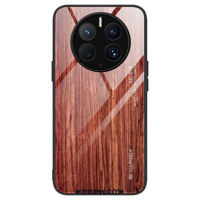 Cover Huawei Mate 50 Pro Trædesign Hærdet Glas