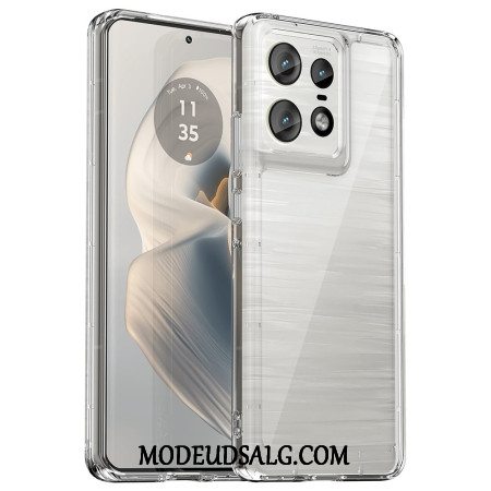 Cover Motorola Edge 50 Pro Transparente Galvaniserede Knapper