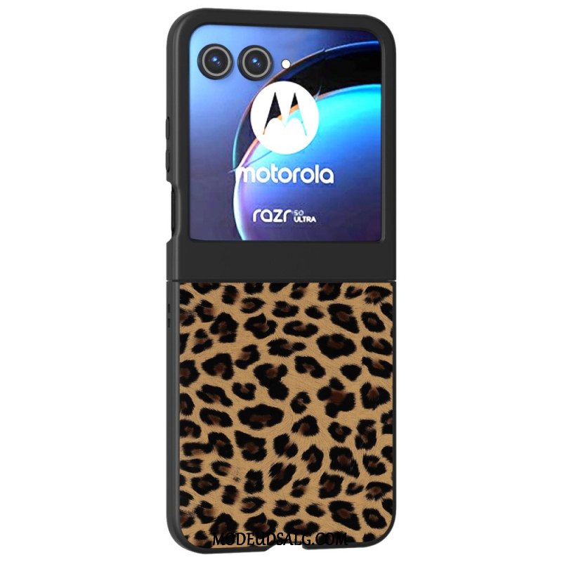 Cover Motorola Razr 50 Telefon Etui Leopard