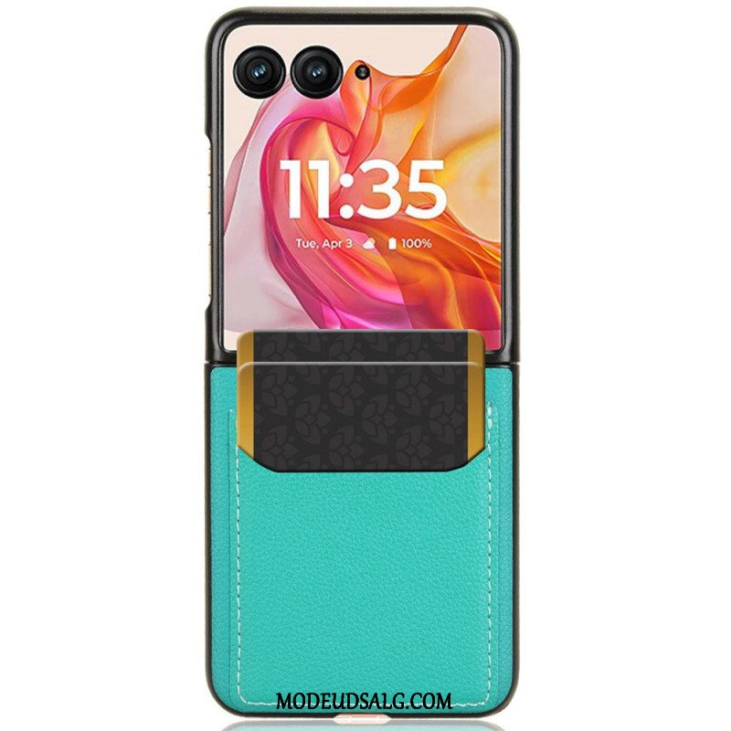 Cover Motorola Razr 50 Ultra Litchi Tekstur