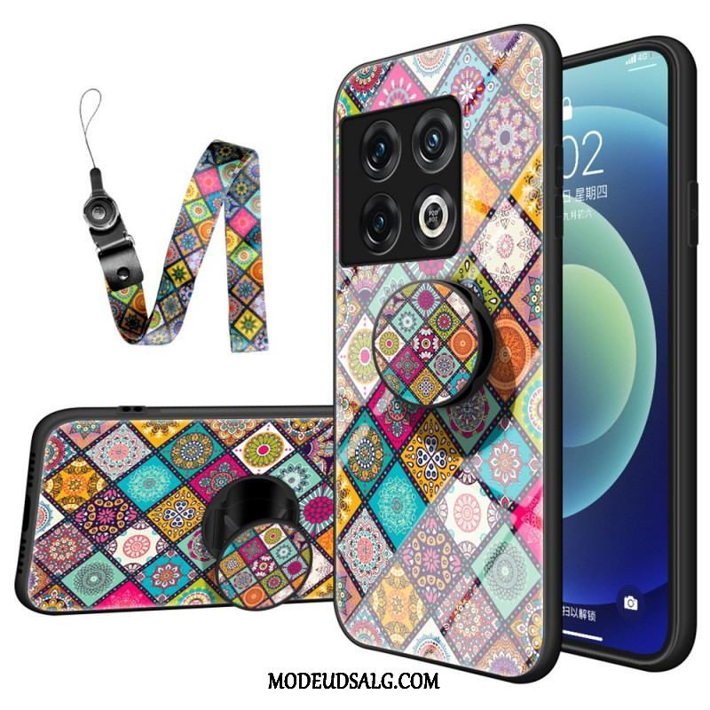 Cover OnePlus 10 Pro 5G Patchwork Magnetisk Holder