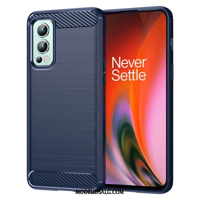 Cover OnePlus Nord 2 5G Børstet Kulfiber