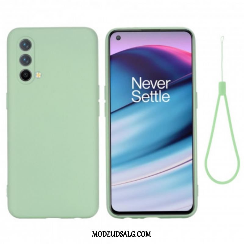 Cover OnePlus Nord CE 5G Flydende Silikone Med Snor