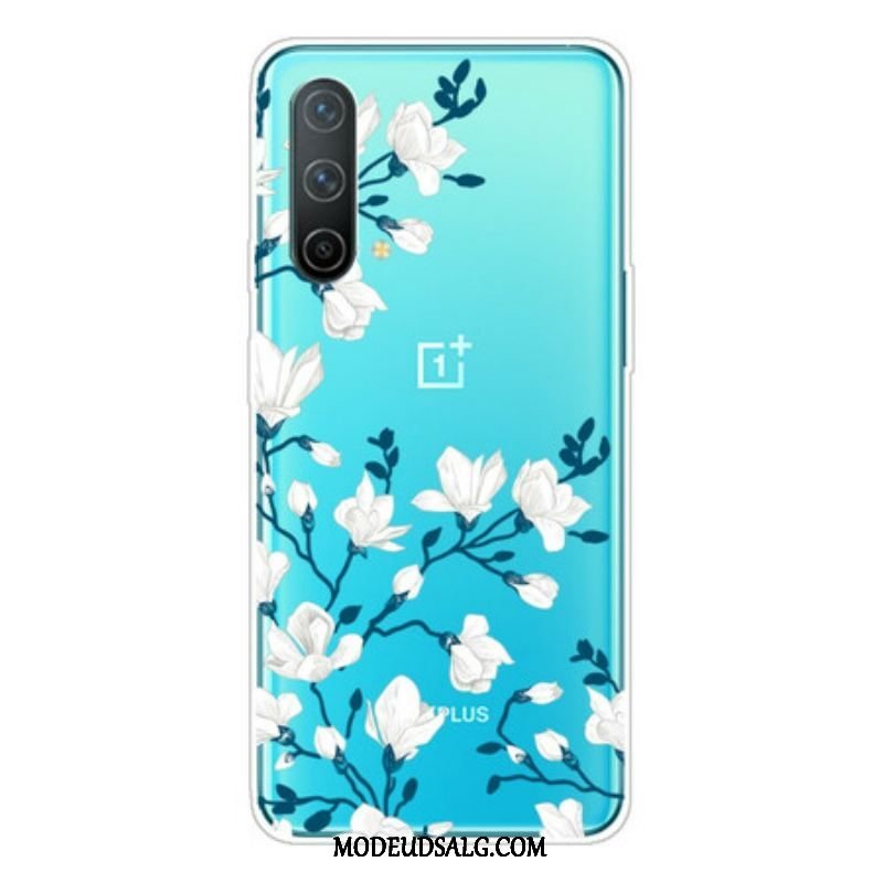 Cover OnePlus Nord CE 5G Hvide Blomster