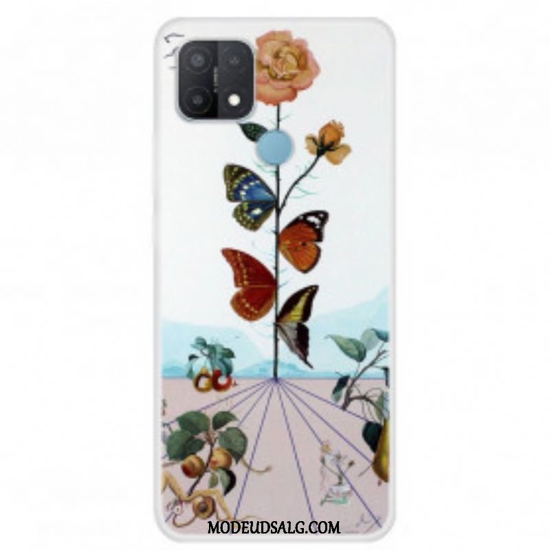 Cover Oppo A15 Naturens Sommerfugle