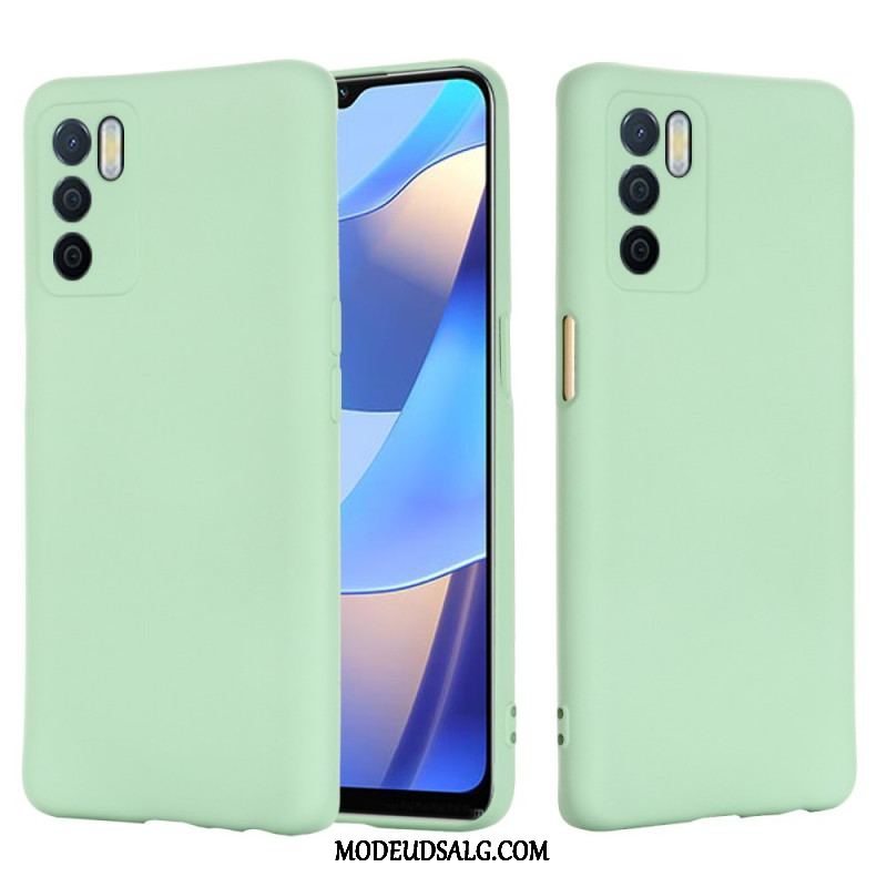 Cover Oppo A16 / A16s Flydende Silikone Med Snor