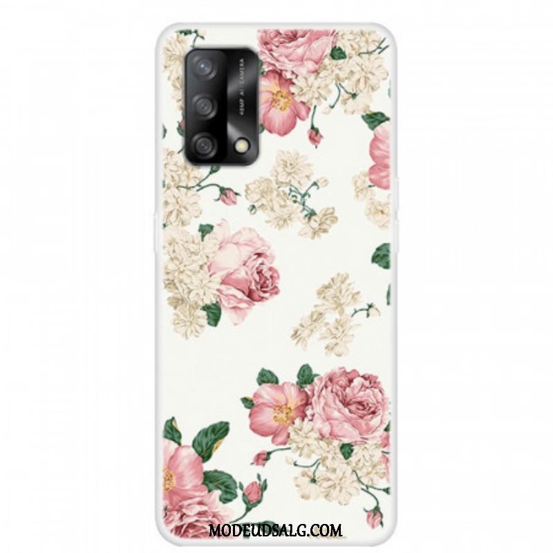 Cover Oppo A74 4G Frihedsblomster