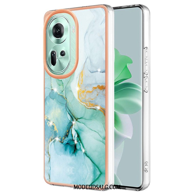 Cover Oppo Reno 11 5g Telefon Etui Marmormønster