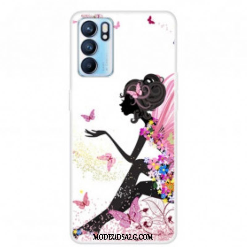 Cover Oppo Reno 6 5G Blomsterpige