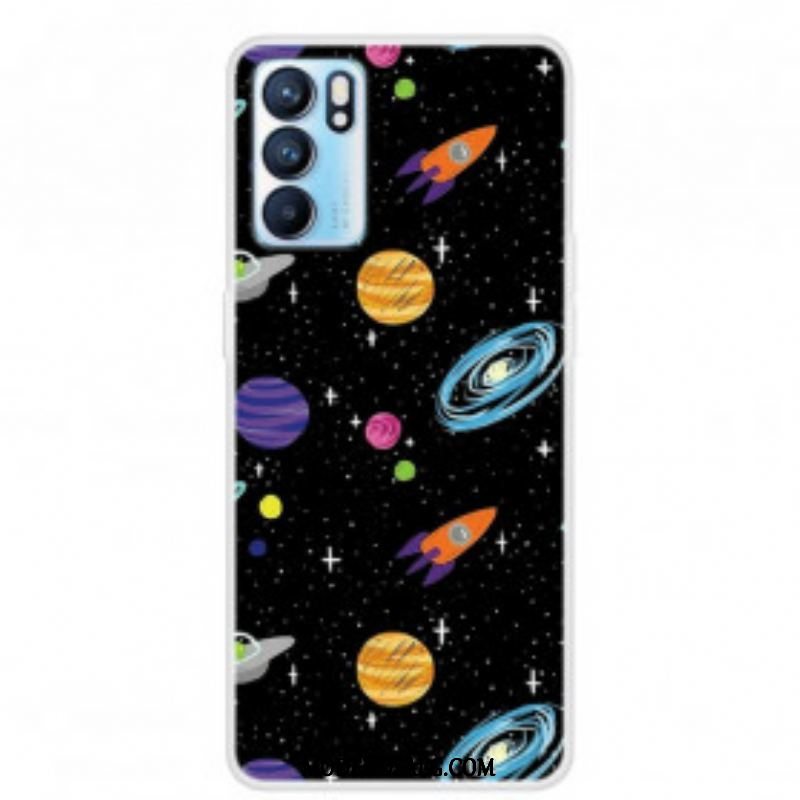 Cover Oppo Reno 6 5G Planet Galaxy