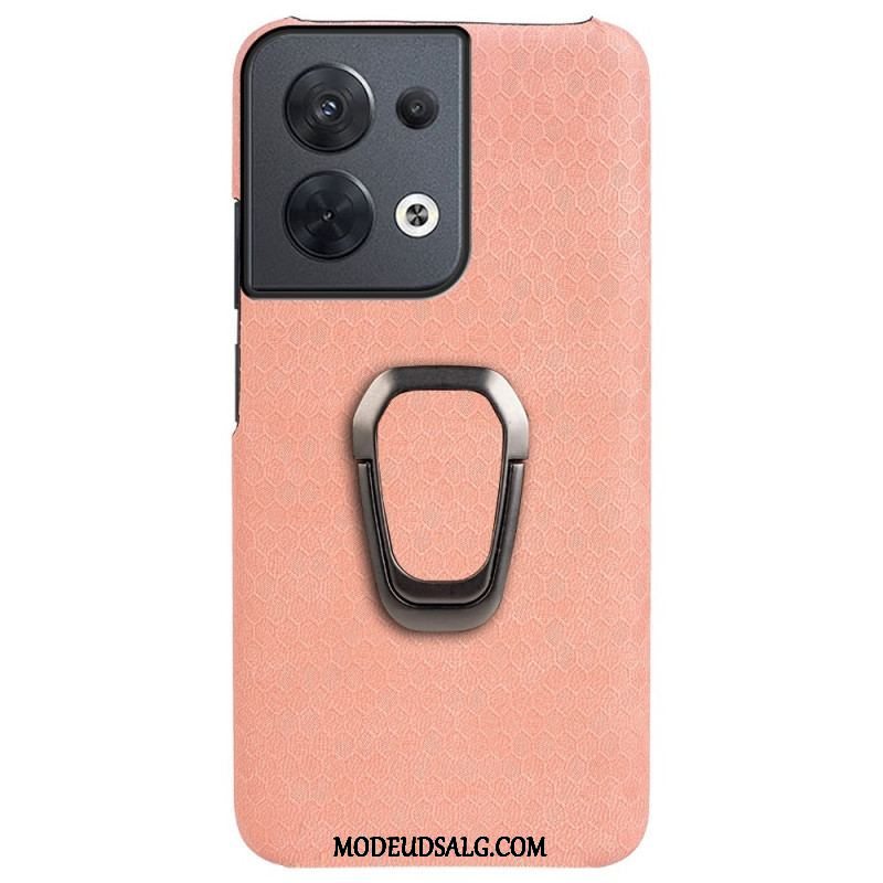 Cover Oppo Reno 8 Honeycomb Med Ring-støtte