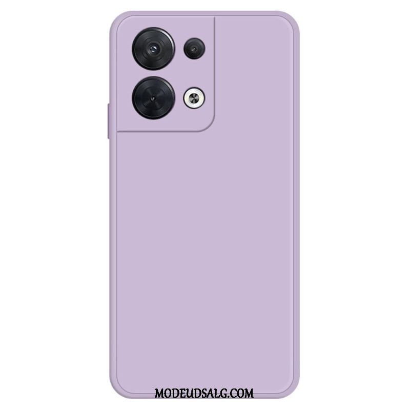 Cover Oppo Reno 8 Silikone Mikrofiber Interiør