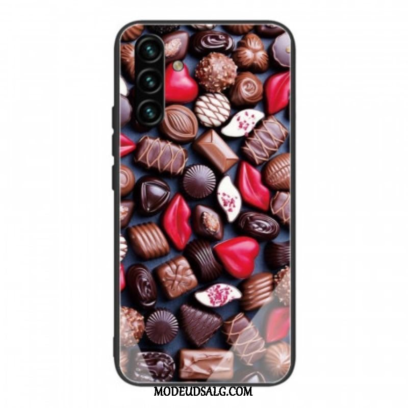 Cover Samsung Galaxy A13 5G / A04s Chokolade Hærdet Glas