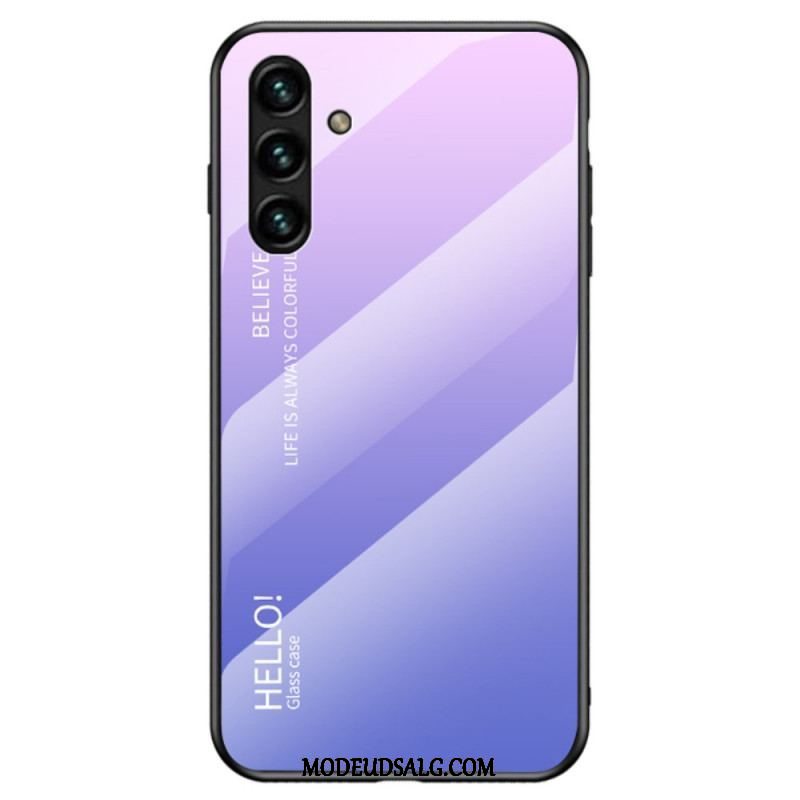 Cover Samsung Galaxy A13 5G / A04s Hærdet Glas Hej